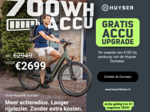 Huyser - Domaso 700w gratis accu upgrade